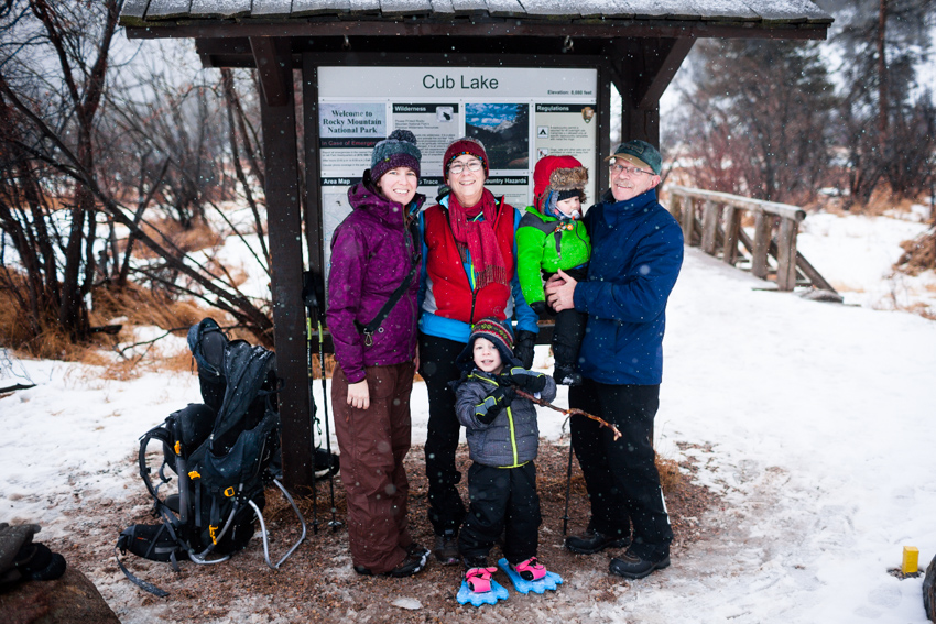Cub Lake Snowshoe