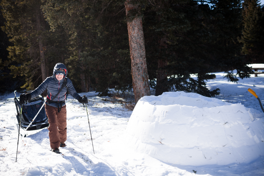 Igloo Build at Peaceful Valley Campground