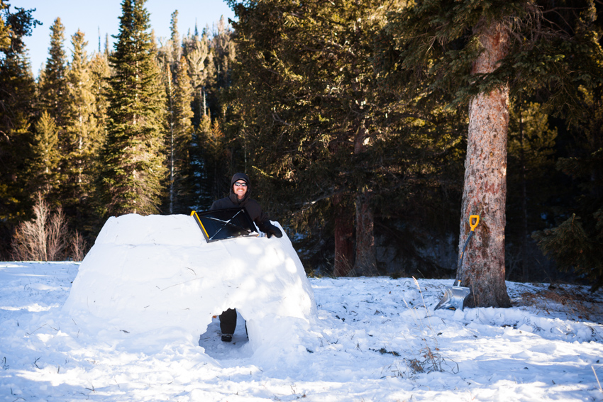 Igloo Build at Peaceful Valley Campground
