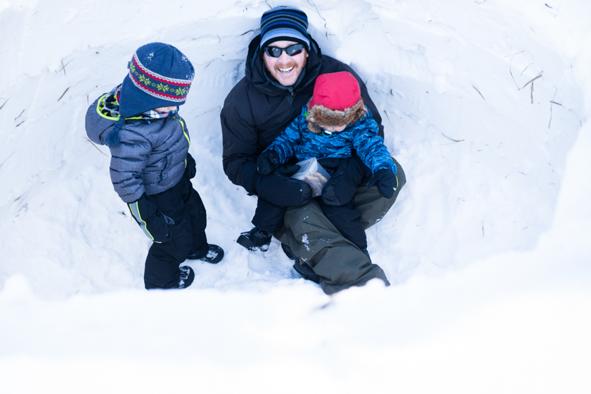 Igloo Build at Peaceful Valley Campground