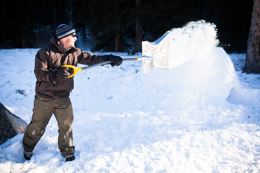 Igloo Build at Peaceful Valley Campground