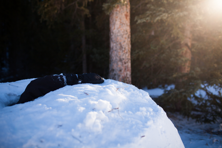 Igloo Build at Peaceful Valley Campground