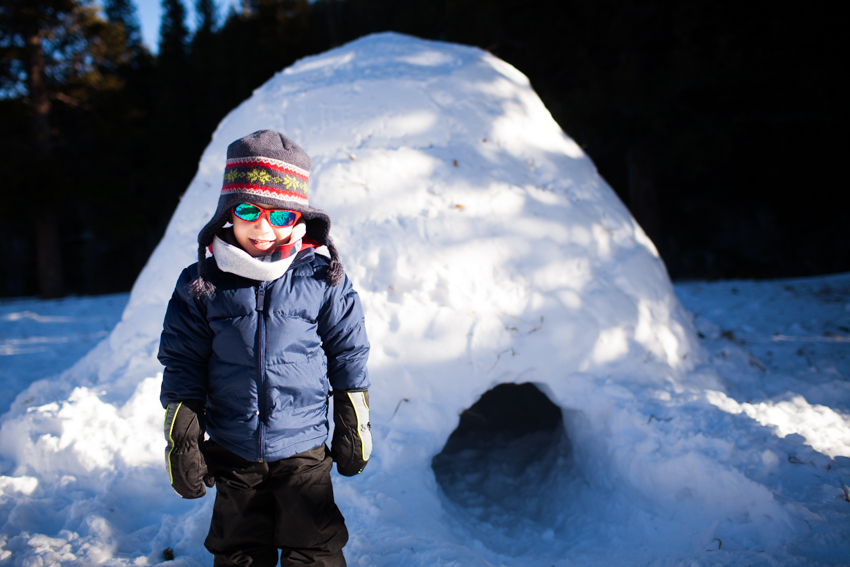 Igloo Build at Peaceful Valley Campground