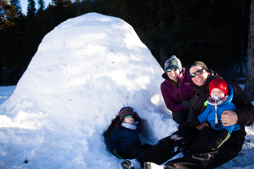 Igloo Build at Peaceful Valley Campground