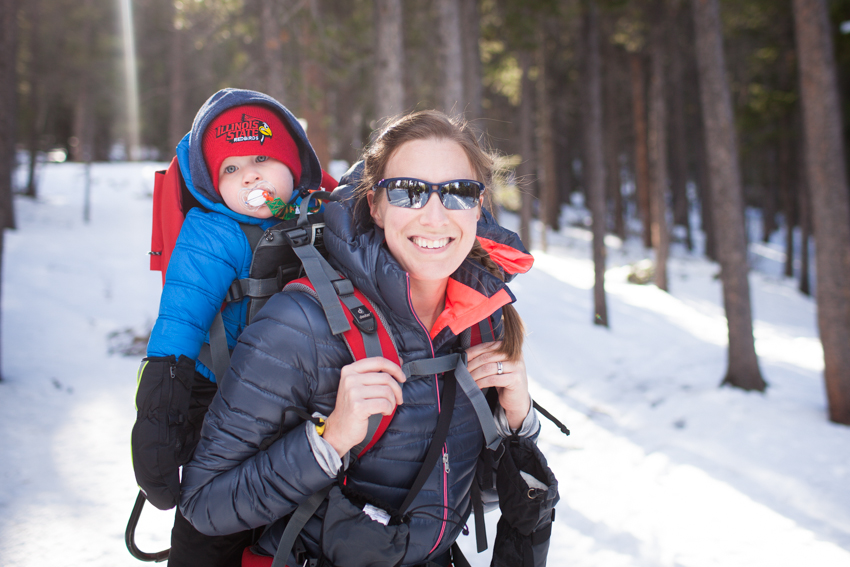 Mud Lake Hike in Snow