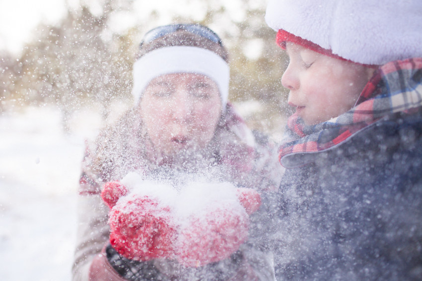 Blowing snow